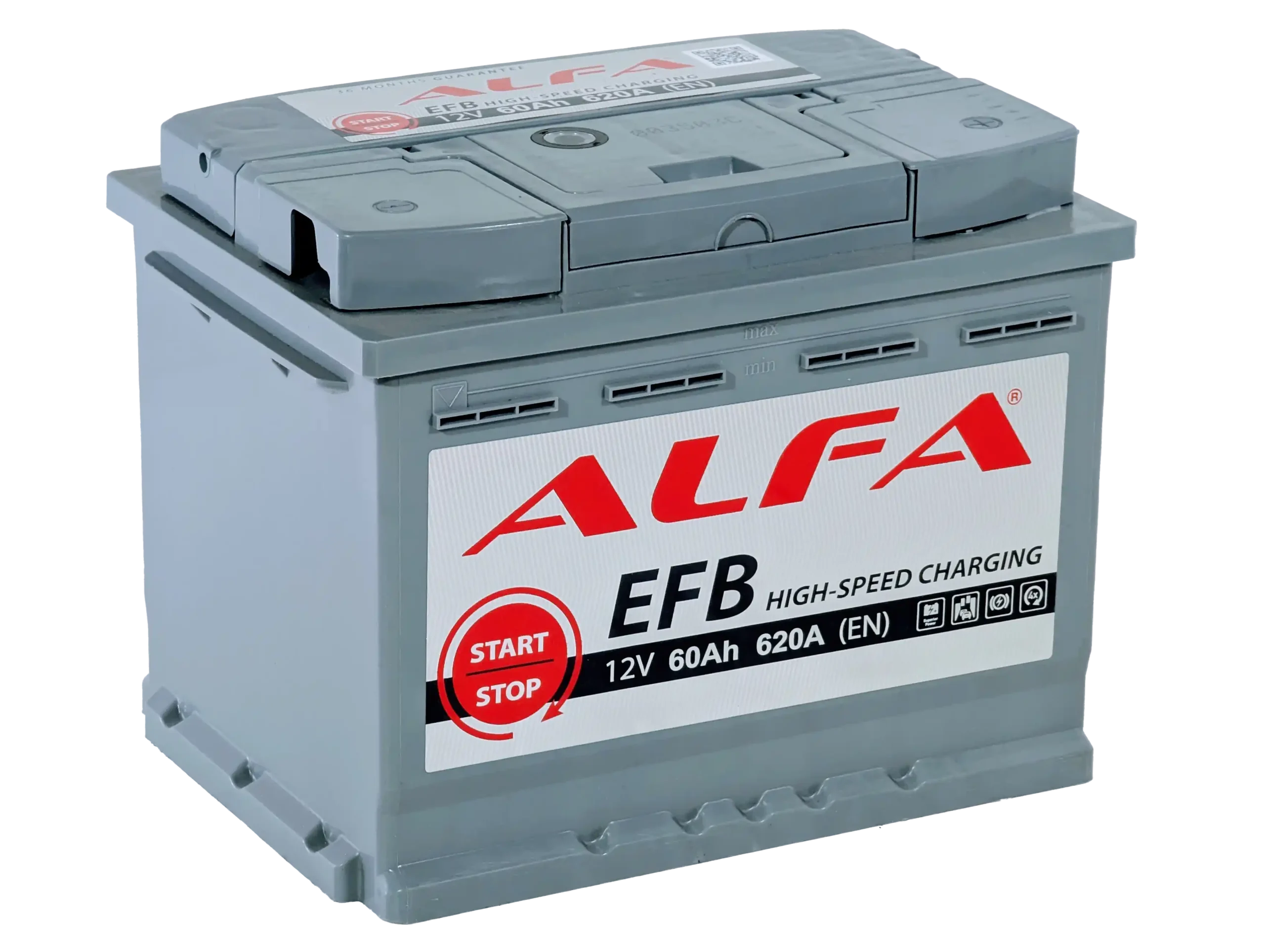 ALFA EFB 60 Ач, 620 А ALFA EFB 60 Ач, 620 А