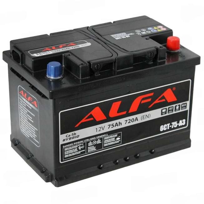 ALFA Hybrid (75 Ah) 720 A ALFA Hybrid (75 Ah) 720 A