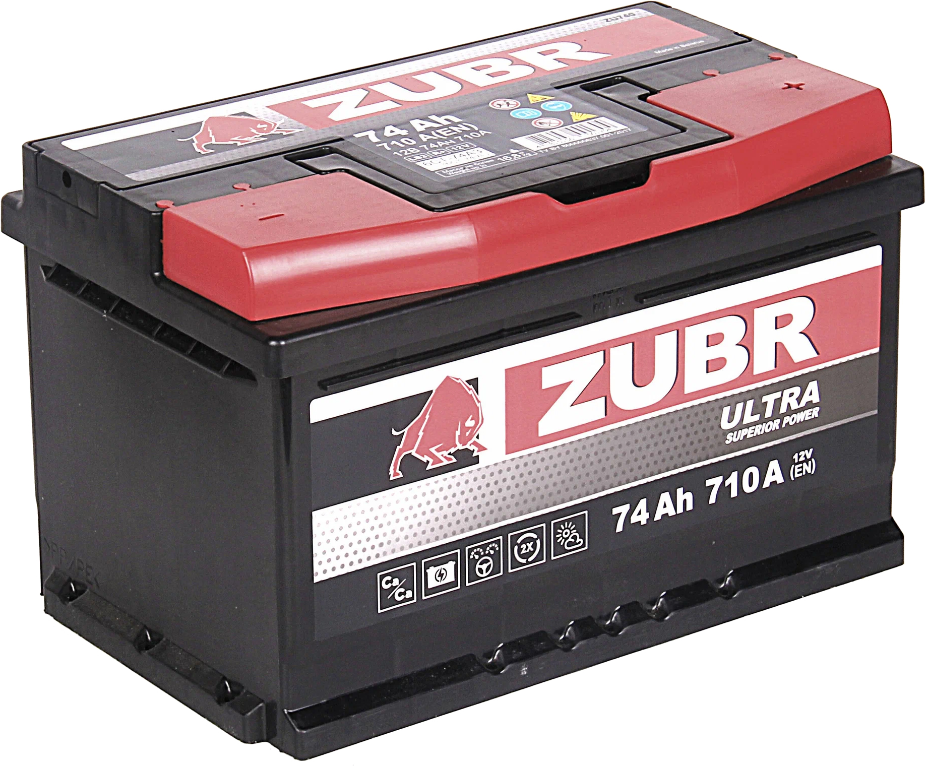 Аккумулятор ZUBR ULTRA 74 Ач Аккумулятор ZUBR ULTRA 74 Ач