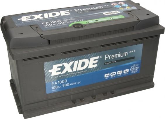 Exide Premium (100 Ah) 900 A R+ Exide Premium (100 Ah) 900 A R+