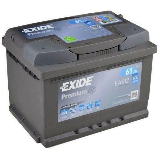 EXIDE Premium 61Аh 600A EXIDE Premium 61Аh 600A