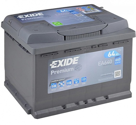 Exide Premium (64 Ah) 640 A R+ Exide Premium (64 Ah) 640 A R+