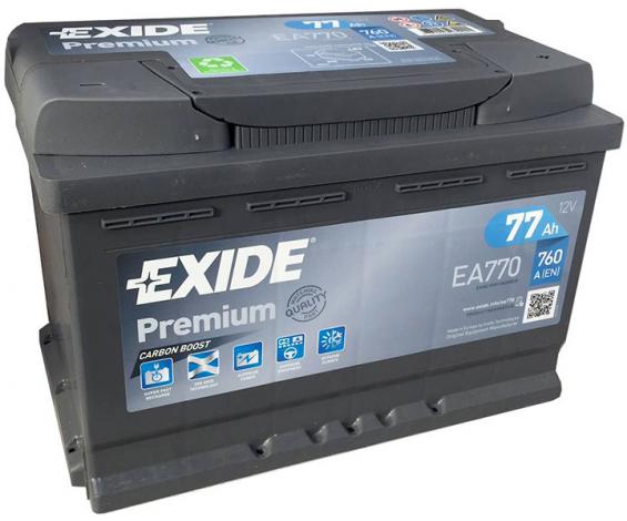Exide Premium (77 Ah) 760 A R+ Exide Premium (77 Ah) 760 A R+