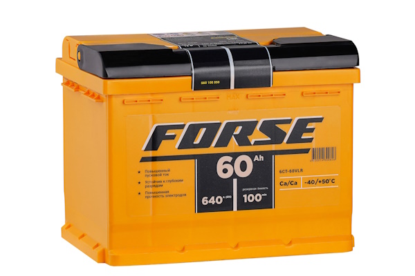 FORSE 60 Ah, 640 A FORSE 60 Ah, 640 A