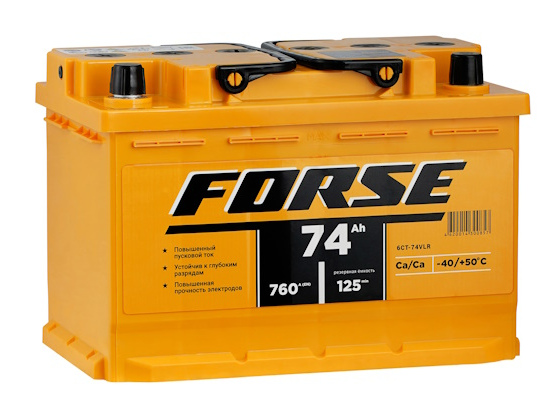 FORSE 74 Ah, 760 A 2 FORSE 74 Ah, 760 A 2