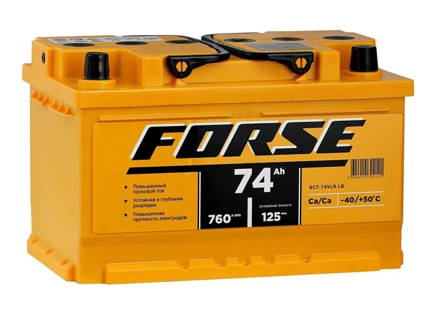 FORSE 74 Ah, 760 A FORSE 74 Ah, 760 A