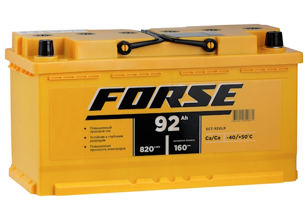 FORSE 92 Ah, 820 A FORSE 92 Ah, 820 A