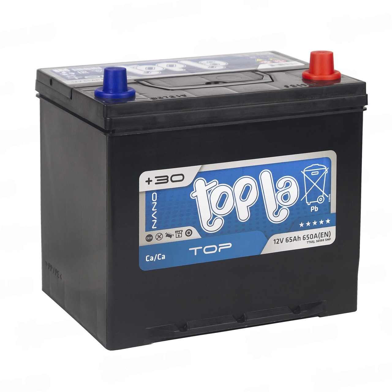 Topla TOP Asia 65 Ah 650A Topla TOP Asia 65 Ah 650A