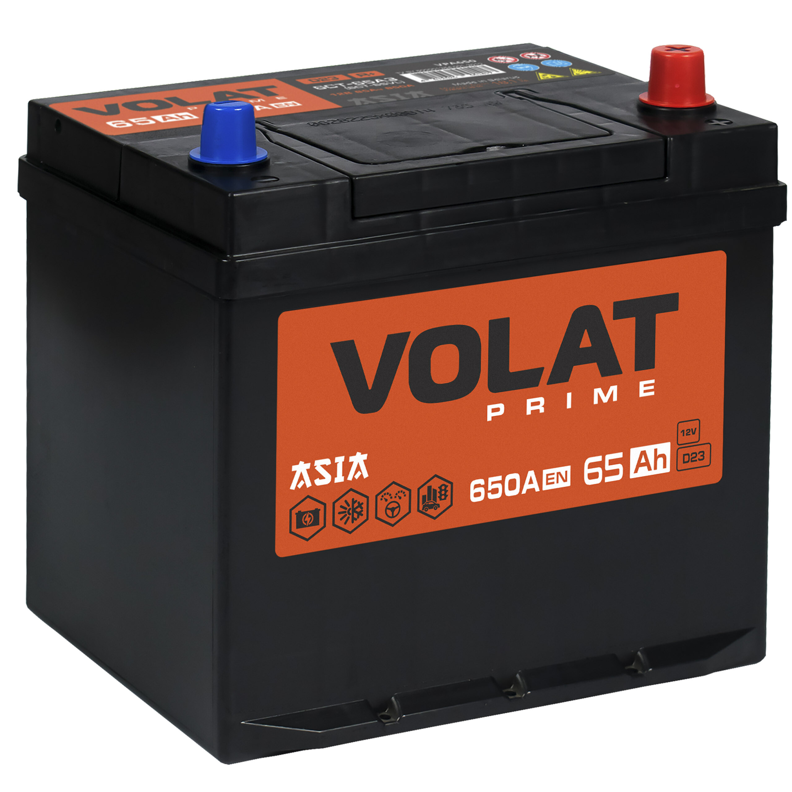 VOLAT Prime Asia (65 Ah) 650 A VOLAT Prime Asia (65 Ah) 650 A