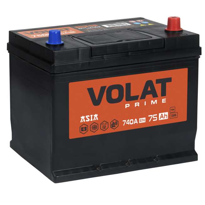 VOLAT Prime Asia (75 Ah) 740 A VOLAT Prime Asia (75 Ah) 740 A