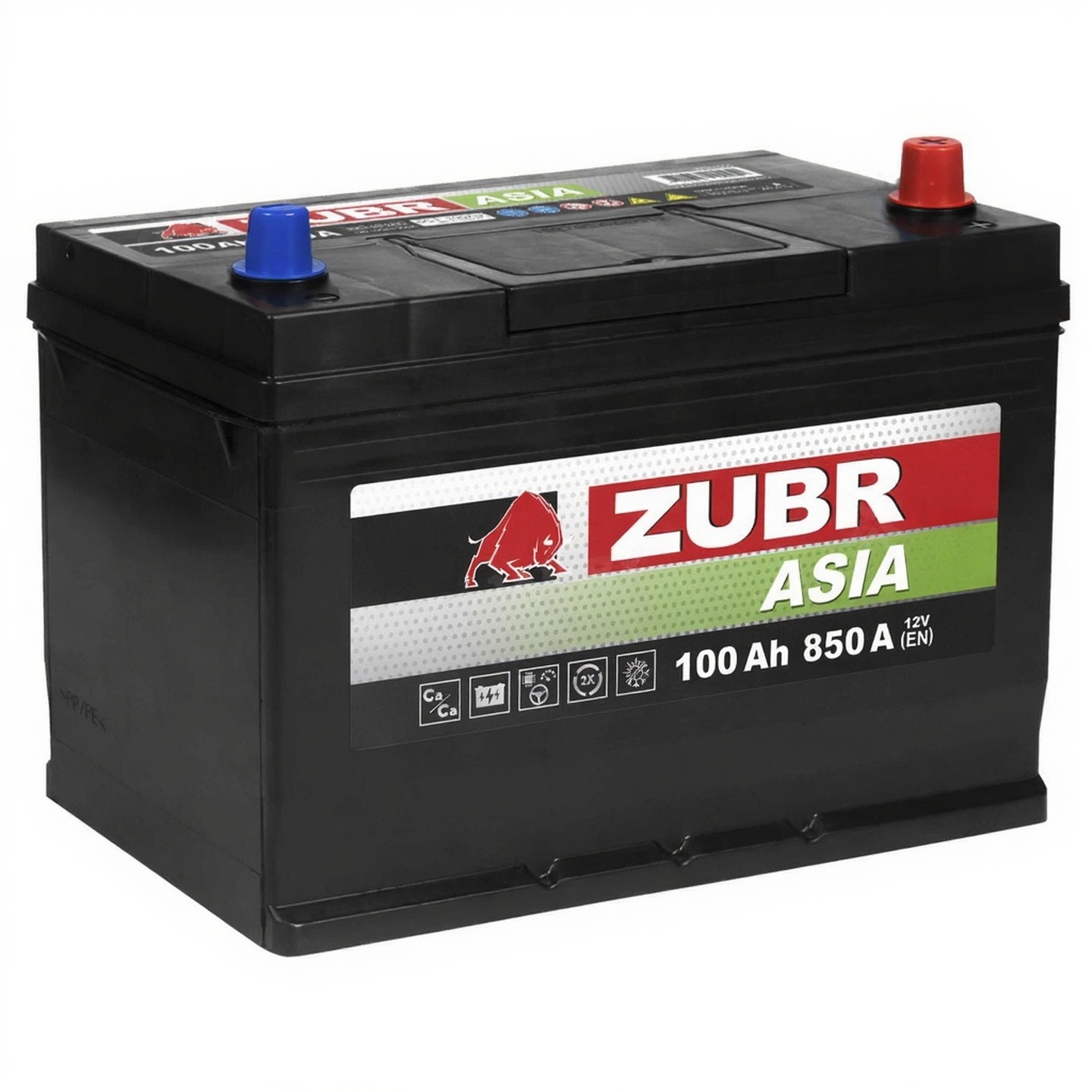 ZUBR Premium Asia (100 Ah) 850 A,R+ ZUBR Premium Asia (100 Ah) 850 A,R+