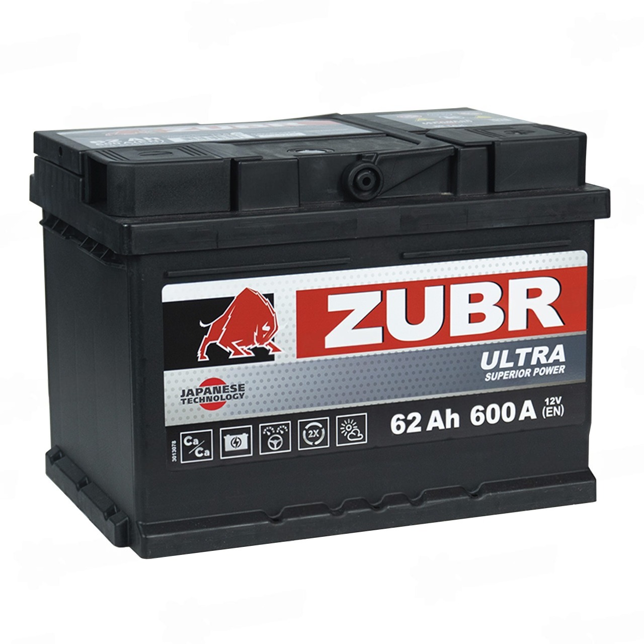 ZUBR ULTRA 62 Ah, 600 A ZUBR ULTRA 62 Ah, 600 A
