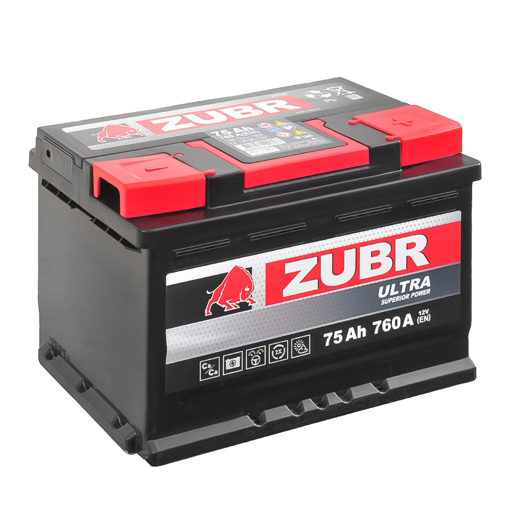 ZUBR ULTRA 75 Ah, 760 A ZUBR ULTRA 75 Ah, 760 A