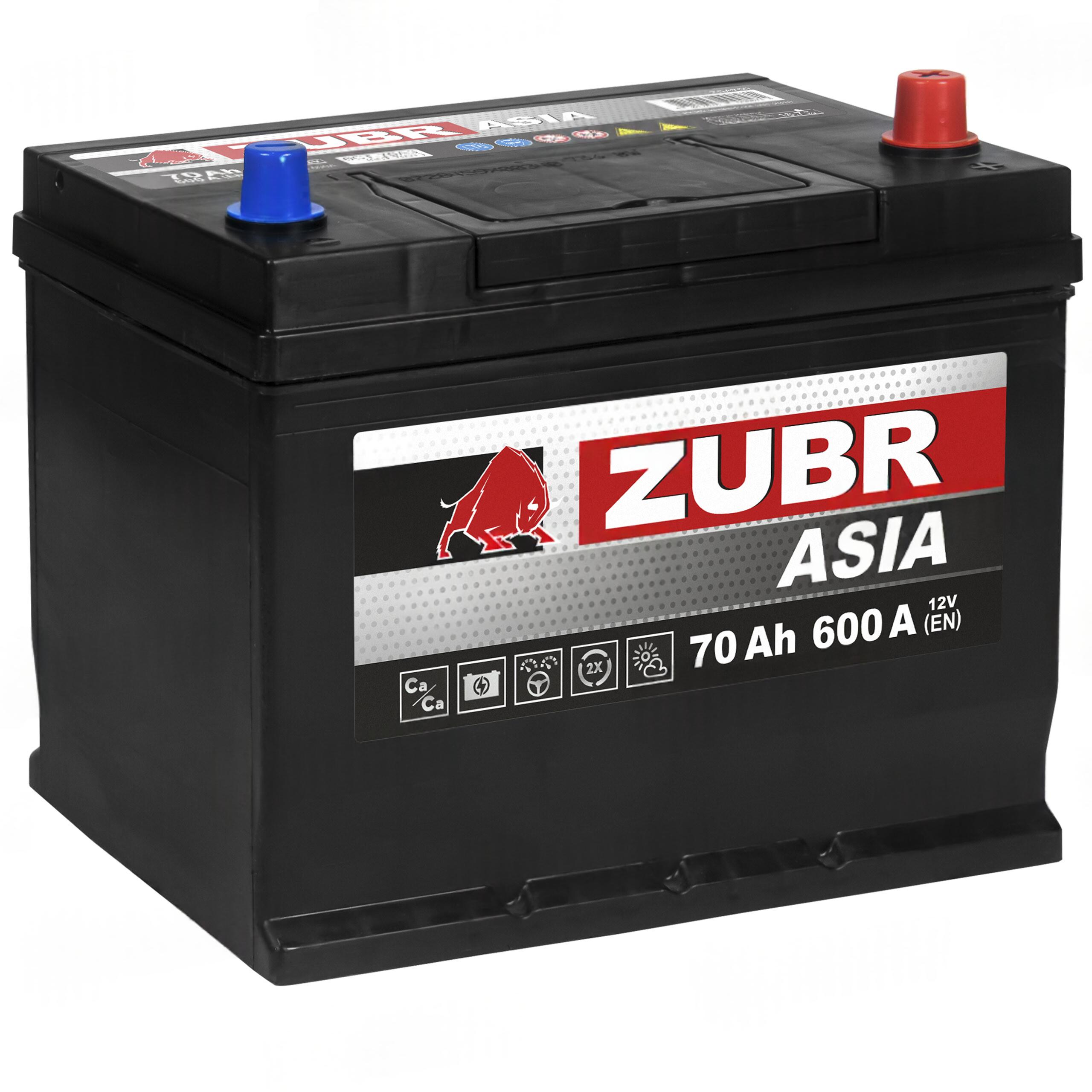 ZUBR Ultra Asian 70 Ah, 600 A (1) ZUBR Ultra Asian 70 Ah, 600 A (1)