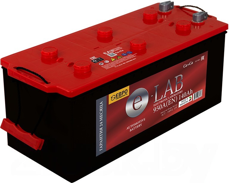 Аккумулятор E-Lab 140 Ач 950А (Прямая полярность L+) (1) Аккумулятор E-Lab 140 Ач 950А (Прямая полярность L+) (1)